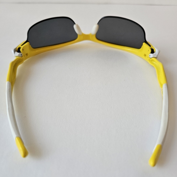 Oakley Fast Jacket  Sunglasses Lemon peel polarized black extra brown lens case - Picture 3 of 16